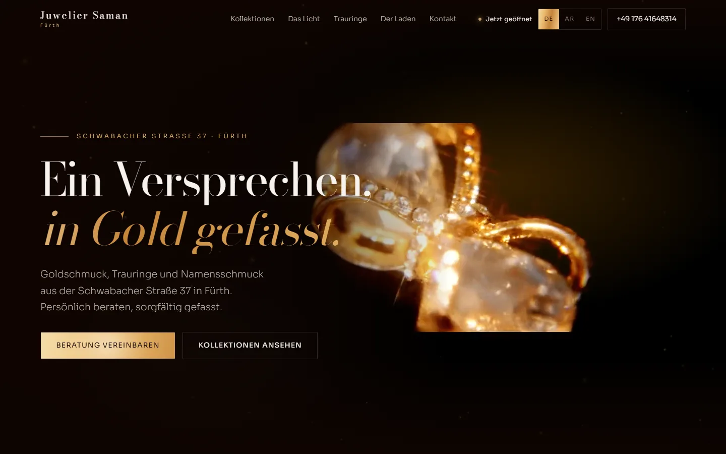 Jeweller, Fürth, home page